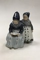 Royal Copenhagen Figurine Reading Amager Girls No. 1395. Measures 17 cm / 6 11/16 in. and is in ...