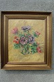 Ida Segelcke 
(1872-1947):
Franske 
anemoner i vase 
1945.
Olie på plade.
Sign.: 
ISegelcke - ...