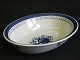 Blå Tranquebar 
fra Royal 
Copenhagen og 
Aluminia 
Lille oval 
grønsagsskål 
nr. 1410
Længde ...