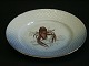 Bing & Grøndahl Mågestel m/guldkantFisketallerken nr 11. krebsDiameter 21,5 cmFin stand