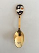 Anton Michelsen 
Christmas Spoon 
2004.  In 
Gilded Sterling 
Silver with 
Enamel In 
perfect 
condition
