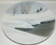 Royal Copenhagen plate with winter landscape (II)
