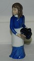 B&G porcelain figure of girl with basket