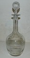 Antique decanter in glass from 1849