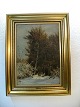 Vinter 
landskabs 
maleri af 
Thorvald Niss. 
Skagenmaler 
Thorvald Simeon 
Niss (7. maj 
1842 i Assens 
...