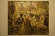 Russisk maler, 
travl 
marketsplads. 
Olie på lærred. 
Kyrillisk 
utydelig 
signatur fra 
1992. 50x61 ...