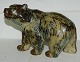 Royal Copenhagen figure of bear in stoneware  bear