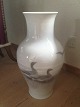 Royal Copenhagn Art Nouveau Unique Vase by Vilhelm Theodor Fischer with Geese 
from 1927
