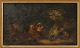 Olie på lærred. 
1800-tallet 
ubekendt maler. 
Ildsted med 
kvinder og 
børn. 
God stand, 57 
x 101 ...