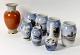 Royal 
Copenhagen, 
samling af 
vaser med 
forskellige 
motiver samt 
krakéle vase. I 
perfekt stand. 
1 ...