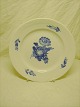 Kongelig 
Porcelæn. Blå 
blomst flet, 
flad frokost 
tallerken. nr. 
8095
