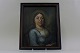 Olie på træ, 
klassisk dame 
portræt, 
portræt af 
Maria Föhrin, 
født Rieschin. 
Dateret 1797. I 
god ...