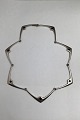 Hans Hansen Sterling Silver Necklace No 316E. Measures 38cm (14.96 inch) Weight 26.41 gr. (0.93 oz)