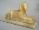 Alabaster figur 
i form af 
liggende 
sphinx, ca. 
1900.
Med hul 
monteret til el 
og ...