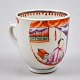 Kinesisk kop i 
porcelæn, med 
figurscener i 
mandarinporcelæn, 
Kina Qianlong 
(1736 - 1795). 
Med ...