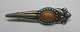 Art Nouvaeau 
Brooch in 
silver with 
amber, Denmark, 
c. 1910 stamp 
830 s, master 
brand CMC for 
CM ...