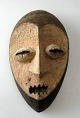 Lega maske, Lega stammen, Congo, tr&aelig;, 20. &aring;rh. H.: 16 cm.