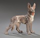 Dahl Jensen. 
Figur af 
porcelæn i form 
af schæferhund, 
nr. 1087. H. 
21,5 cm. 1. 
sortering, ...