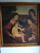 Ubekendt 
kunstner (19 
årh):
Jomfru Maria 
fremviser 
Jesusbarnet.
Olie på ...