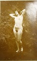 Erotisk fotografi, 1930'erne. 14 x 9 cm.