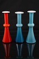Holmegaard 
Palet vaser - 3 
stk. Vaserne er 
i  meget pæn 
stand. H: ca. 
21 cm. Ø: 7 cm.
Blå vaser ...