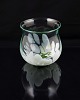 Vintergæk vase 
designet af Per 
Lütken for 
Holmegaard. 
Vasen er 
intakt.
H: 14 cm. Ø: 
14 ...