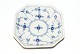 RC Blue Fluted Plain, Square Dish, dish Putting