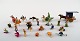 Samling japansk 
miniature 
legetøj, ca. 
1930´erne.
I god stand.
Hestevognen 
måler 5 cm.
