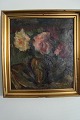 Conrad Stonor 
Werner 
(1897-1979):
Blomster i 
vase 1931.
Olie på 
lærred.
Sign.: C.S.W. 
...