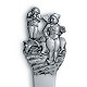 H.C. Andersen 
Eventyrbestik. 
'Lille Claus & 
Store Claus'. 
Børnebestik i 
sølv med motiv 
fra H.C. ...