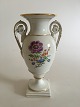 Meissen Hanke 
Vase med 
Blomstermotiv 
No 444/88. 23 
cm høj. 13 cm i 
bredden.