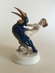 Rosenthal Porcelæns Figurine af Putti på ryggen af Tucan
