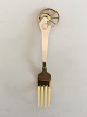 Anton Michelsen 
Christmas Fork 
1942 Gilded 
Sterling Silver 
with enamel.
Madonna and 
Child is ...