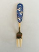 Anton Michelsen 
Christmas Fork 
1953 Gilded 
Sterling Silver 
with Enamel
The architect 
couple ...
