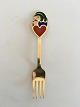Anton Michelsen 
Christmas Fork 
1968 Gilded 
Sterling Silver 
with Enamel.
The sculptor 
and ...