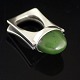 Andreas 
Mikkelsen. 
Sterling Silver 
Ring with 
Nephrite
Designed by 
Andreas 
Mikkelsen
Stamped A. ...