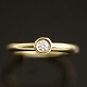 Georg Jensen 
18kt Gold Ring 
with 0.12 ct 
Diamond
Stamped with 
post-1945 
Stamps .
Available ...