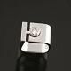 Georg Jensen 
18kt White gold 
Solitaire Ring 
with 0.80ct 
Diamond
Stamped with 
post-1945 Georg 
...