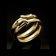 Georg Jensen 
18kt Gold with 
Diamonds - 
Magic Doppio
Designed by 
Regitze 
Overgaard.
Stamped ...