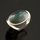 Bent Knudsen. 
Sterling Silver 
Ring with Moss 
Agate #19
Designed by 
Bent Knudsen 
1956 - ...
