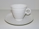 Royal 
Copenhagen Hvid 
Vifte, kaffekop 
med underkop.
Designet af 
Arnold Krog i 
...
