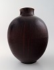 Royal Copenhagen Kresten Bloch unique oxblood glaze stoneware vase.