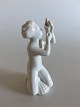 Rørstrand Figurine af Dreng med Konkylie