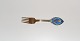 A.Michelsen 
Christmas fork 
in gilded 
sterling silver 
and enamel from 
1984 
Stamp: 
A.Michelsen - 
...