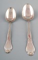 2 Danish silver 
spoons, Jens 
Sigsgaard, app. 
1930s.
In good 
condition.
Stamped: CM 
and JS for ...