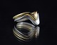Sølv og guld ring af N.E. From. Sølv ringen er 925s sterling sølv og guld ringen er guldbelagt. ...