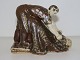 Saxbo keramik.Figur af Hugo Liisberg.Længde 11,5 cm.Perfekt stand.