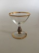 Holmegaard 
Likørglas 
med guld fra 
servicet Ida 
Design: Jacob 
E. Bang
Holmegaards 
Glasværk ...