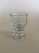 "Tivoli" 
Holmegaard 
Portvinsglas. 9 
cm Højt. 
Design: Per 
Lütken.