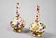 Par kinesiske 
porcelæns 
vaser. 19. årh. 
Famille rose. 
Polykrom 
dekoration med 
blomster. 
Forgyldt ...